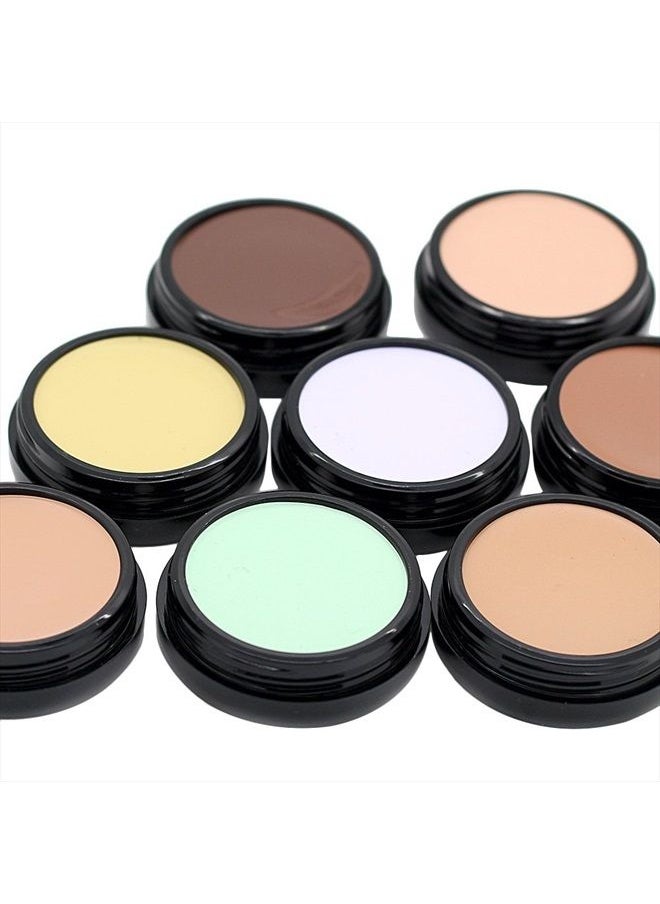 Mallofusa Single Color Face Makeup Concealer Foundation Palette Creamy Moisturizing for Concealing Dark Eye Circle 0.49oz (Dark Beige)  - Image 2