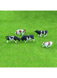 Hiawbon Mini Colorful Cattle Figurines Simulated Cattle Ho Scale 1:87 Realistic Plastic Cow Figurines 20 Pcs  - Image 2