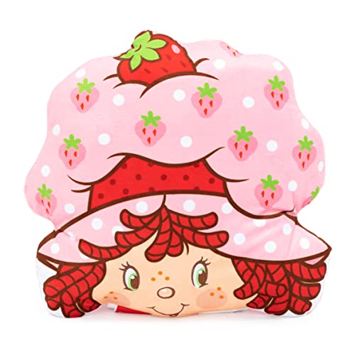 Strawberry Shortcake Pink Strawberries Galore Nogginz Set - 40 x 50 Inch Blanket & Pillow, Kids Super Soft 2 Piece Set - Image 4