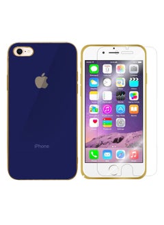HICOOL for iPhone 8/7/SE 2022/SE 2020 Case Shockproof Hard PC Electroplated Ultra Thin Back Cover with Screen Protector Tempered Glass 4.7 inch  - Image 1