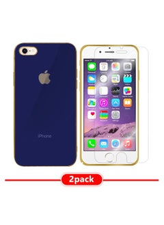 HICOOL for iPhone 8/7/SE 2022/SE 2020 Case Shockproof Hard PC Electroplated Ultra Thin Back Cover with Screen Protector Tempered Glass 4.7 inch  - Image 5
