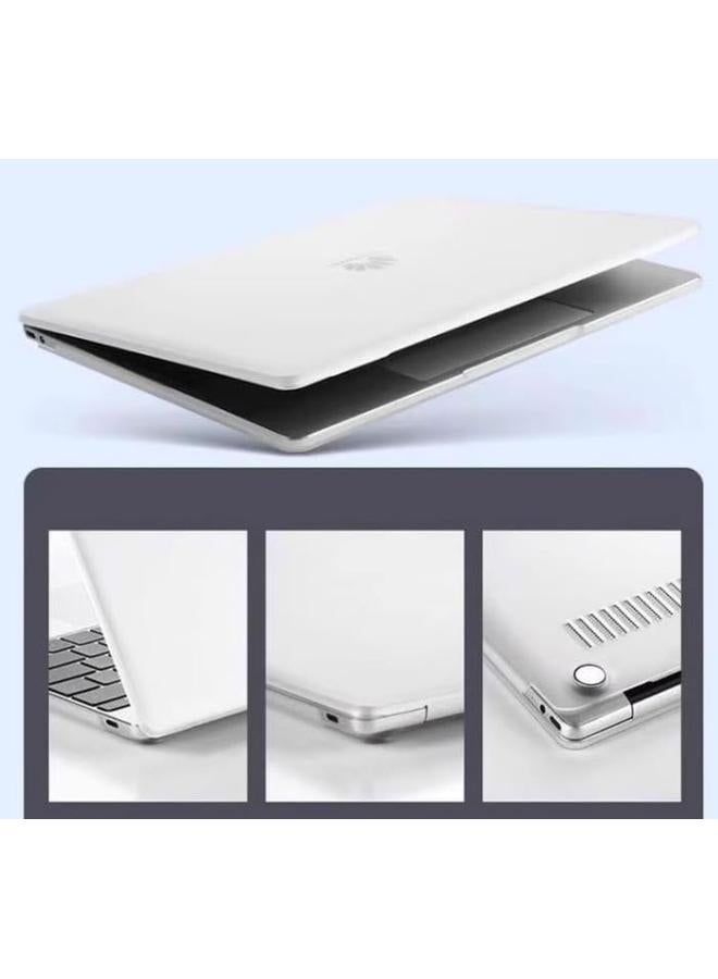 erorex Laptop Case Compatible With Huawei Matebook D14 2024 14 Inch Crystal And Matte Pc Cover Laptop Protective Hard Shell Crystal Black - Image 3