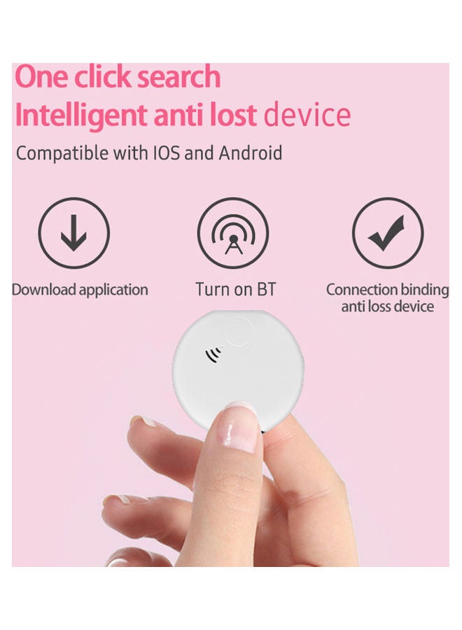 NIBEMINENT App Remote Control Smart Key Finder White 6.50X1.30X6.30cm - Image 3