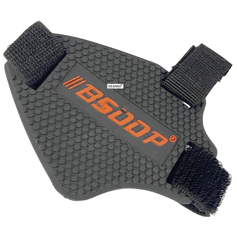 Ozango Bike Shoe Protector for Bike Gear Shift pad for Shoes Protective Motorbike (Black) for Honda CBR 150R - Image 2