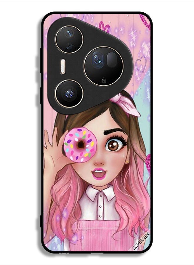 Covernex Huawei Pura 80 Ultra Protective Case Cover Donut Lover Girl Art - Image 1