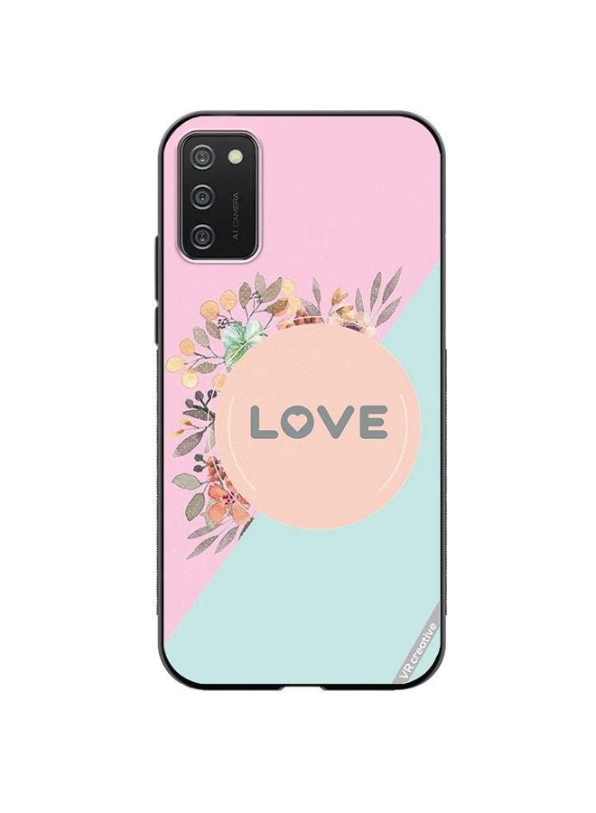 VR CREATIVE Protective Case Cover For Samsung Galaxy A03s Love Design Multicolour - Image 1