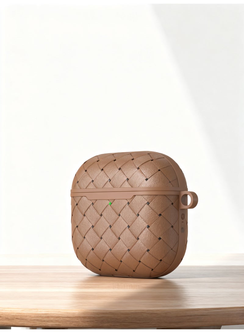 Hand-woven AirPods Pro earphone case, fully wrapped soft shell protection - Image 4