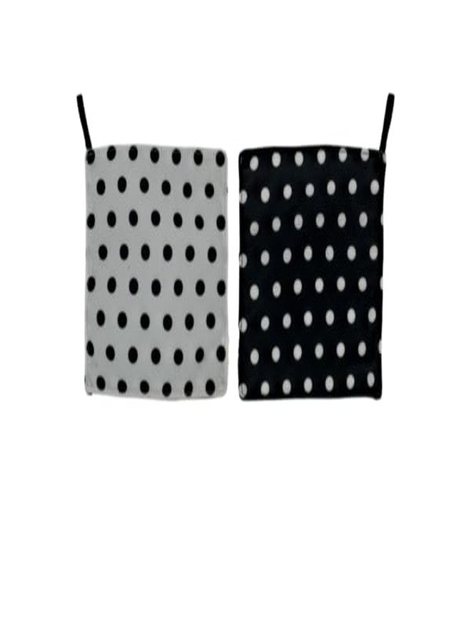 Baby Paper-2 Pack of Crinkly, Sensory Toys, White/Black Dot & Multi Color Polka Dot - Image 3