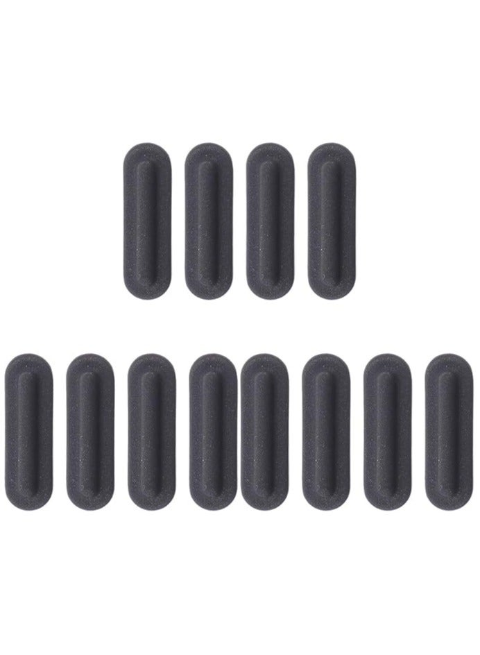 erorex 12 Pcs Bottom Shell Rubber Cushion Laptop Feet Cushion Laptop Silicone Feet Laptop Bottom Feet Laptop Feet Replacement Black Laptops Laptop Rubber Feet W540 Foot Stickers Computer - Image 1