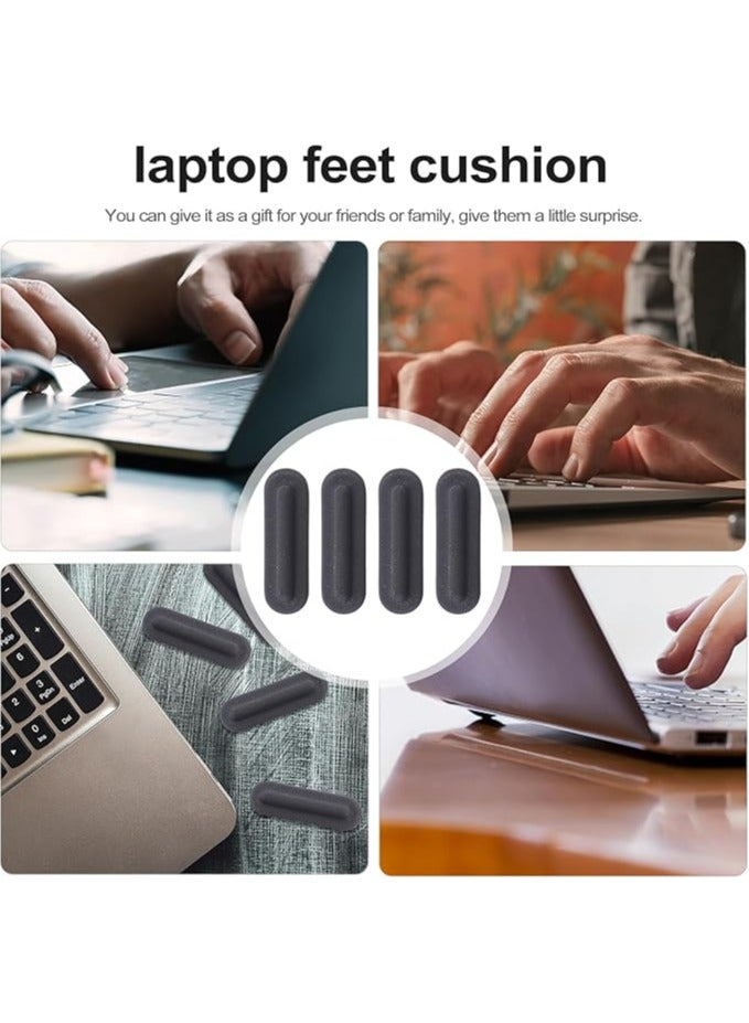 erorex 12 Pcs Bottom Shell Rubber Cushion Laptop Feet Cushion Laptop Silicone Feet Laptop Bottom Feet Laptop Feet Replacement Black Laptops Laptop Rubber Feet W540 Foot Stickers Computer - Image 2