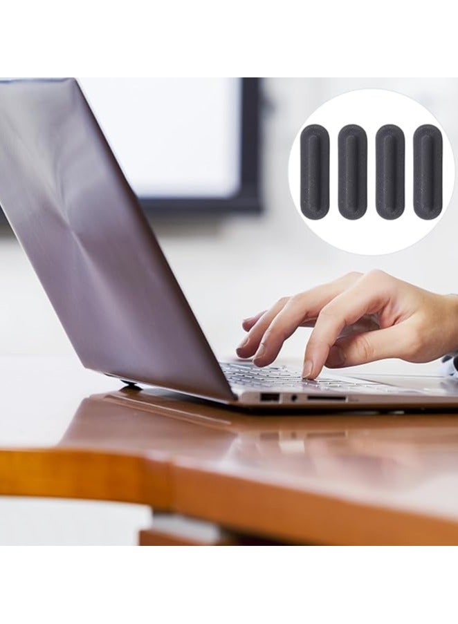 erorex 12 Pcs Bottom Shell Rubber Cushion Laptop Feet Cushion Laptop Silicone Feet Laptop Bottom Feet Laptop Feet Replacement Black Laptops Laptop Rubber Feet W540 Foot Stickers Computer - Image 4
