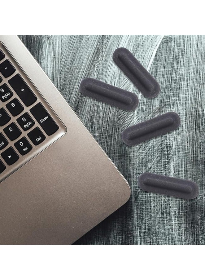 erorex 12 Pcs Bottom Shell Rubber Cushion Laptop Feet Cushion Laptop Silicone Feet Laptop Bottom Feet Laptop Feet Replacement Black Laptops Laptop Rubber Feet W540 Foot Stickers Computer - Image 3