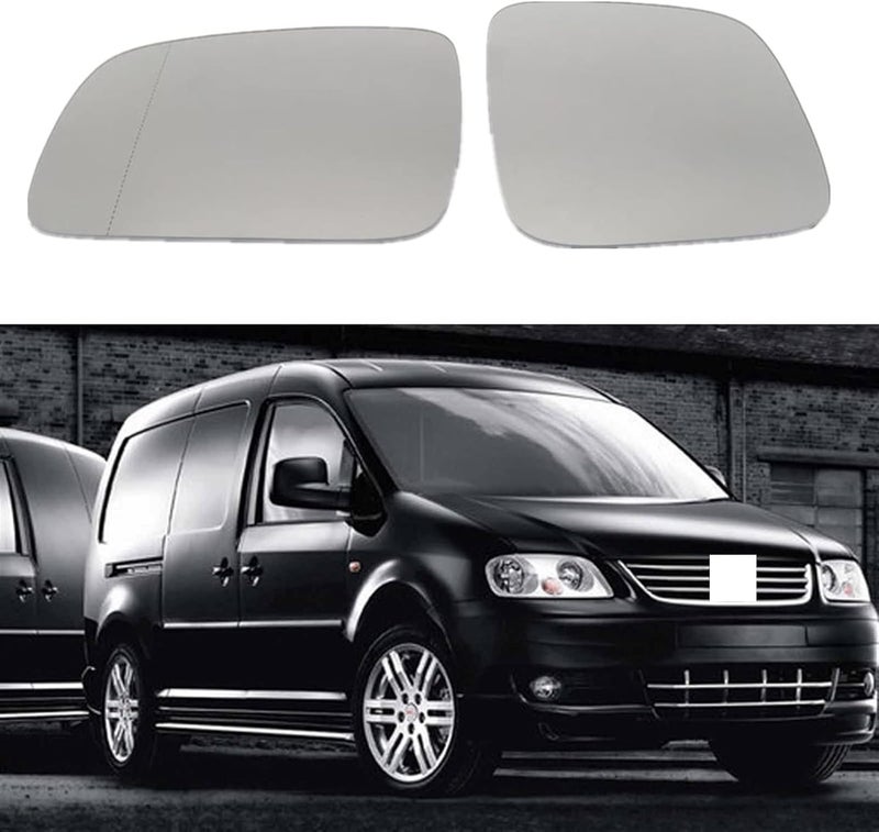 DEMULAX Heated Wing Side Mirror Glass for VW Caddy - Image 2