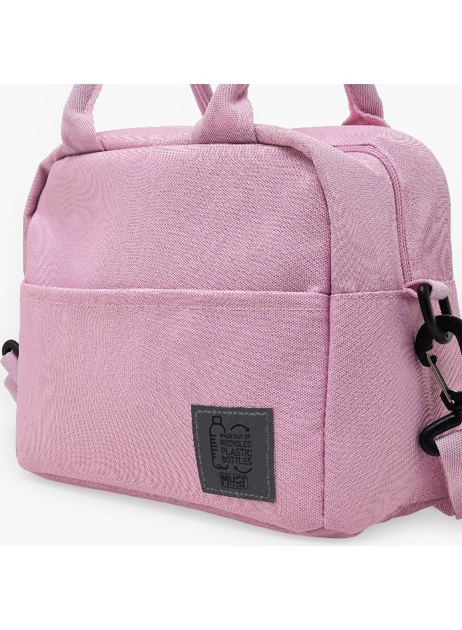 Must Lunch Bag-Monochrome-Sustainable-1 Cmprt (Rpet 900D Pu) Dusty Pink \ 24X19X13 - Image 4