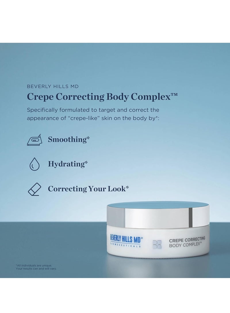 Beverly Hills MD Crepe Correcting Body Complex- Reduce Wrinkles & Smooth Skin- Full Body Anti-Aging Cream for Firming and Hydrating- Correct Thinning Skin on Chest, Arms, Legs, Stomach w/Niacinamide