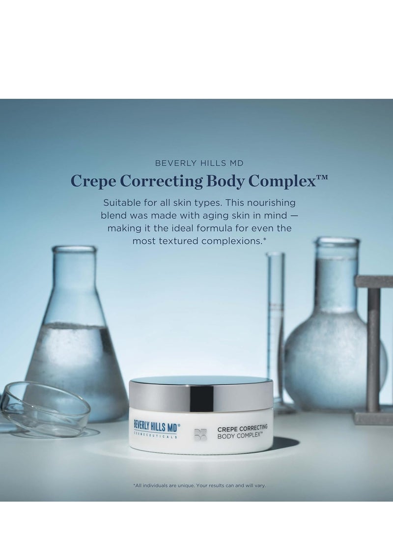Beverly Hills MD Crepe Correcting Body Complex- Reduce Wrinkles & Smooth Skin- Full Body Anti-Aging Cream for Firming and Hydrating- Correct Thinning Skin on Chest, Arms, Legs, Stomach w/Niacinamide