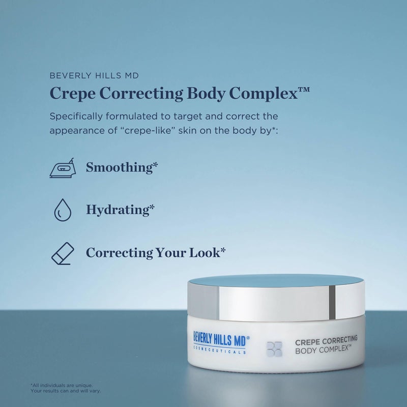 Beverly Hills MD Crepe Correcting Body Complex- Reduce Wrinkles & Smooth Skin- Full Body Anti-Aging Cream for Firming and Hydrating- Correct Thinning Skin on Chest, Arms, Legs, Stomach w/Niacinamide - Image 2