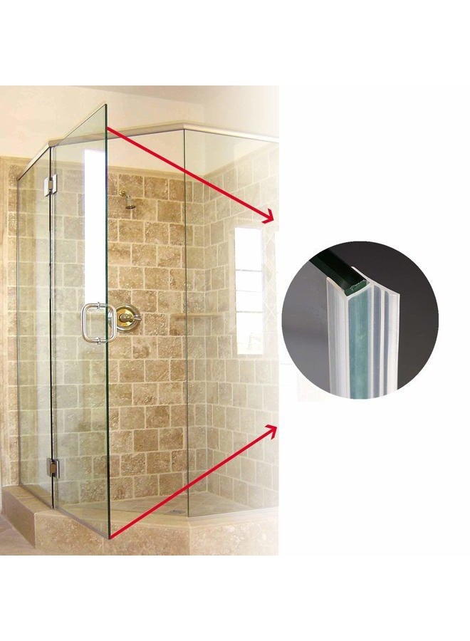Zengest Glass Door Seal Strip, 120 Inch Soft Shower Door Sweep to Stop Leaks, Shower Silicone Seal Strip - Image 4
