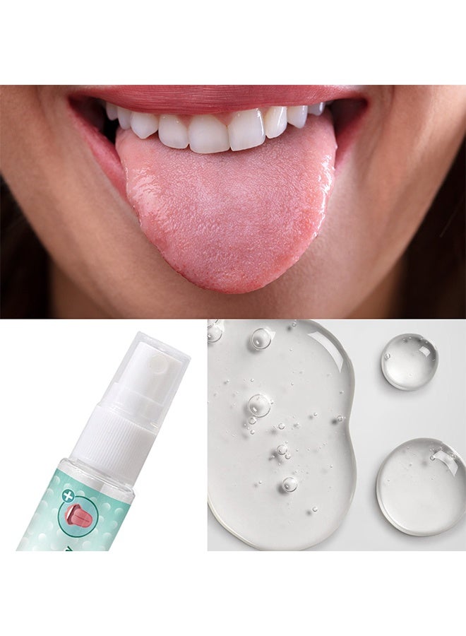 ORALHOE GlosShield Tongue Repair Spray, Mouth Repair Spray Repairs White Tongue Coating, Tongue Care Spray, Portable Mouth Spray, Mouthwash Spray, Freshens Breath, Eliminates Bad Breath, 30ml - Image 3