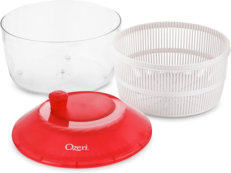 Ozeri Italian Made Fresca Salad Spinner and Serving Bowl, BPA-Free - Image 2