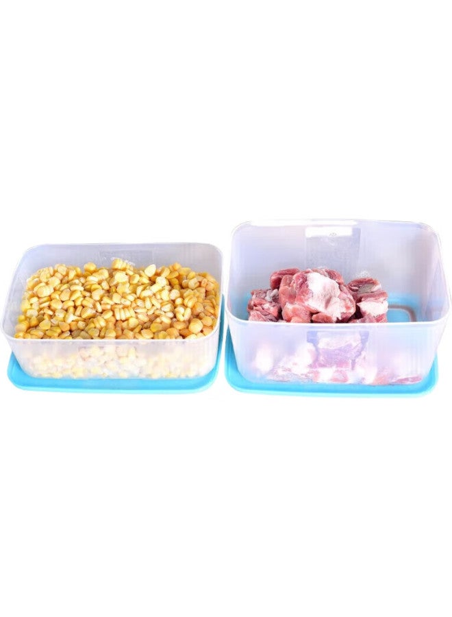 Tupperware حاوية تخزين الطعام الكبيرة بسعة 2.6 لتر من تابروير، صندوق محكم الإغلاق للطعام من الدرجة الغذائية لتخزين الخضروات واللحوم - Image 3