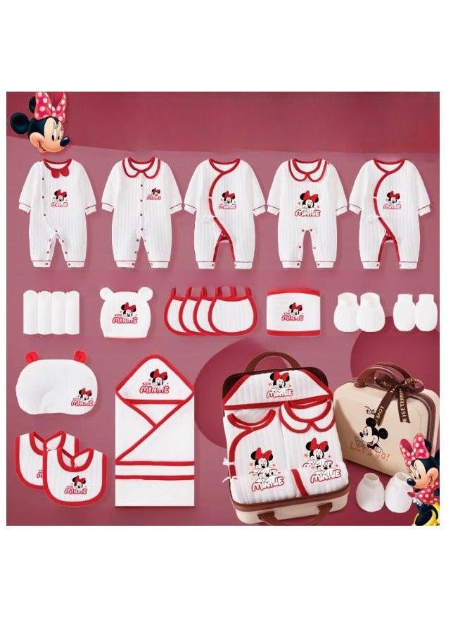 Disney 24 Piece Set - Newborn Baby Mickey Cartoon Clothes Gift Box Set - Image 1