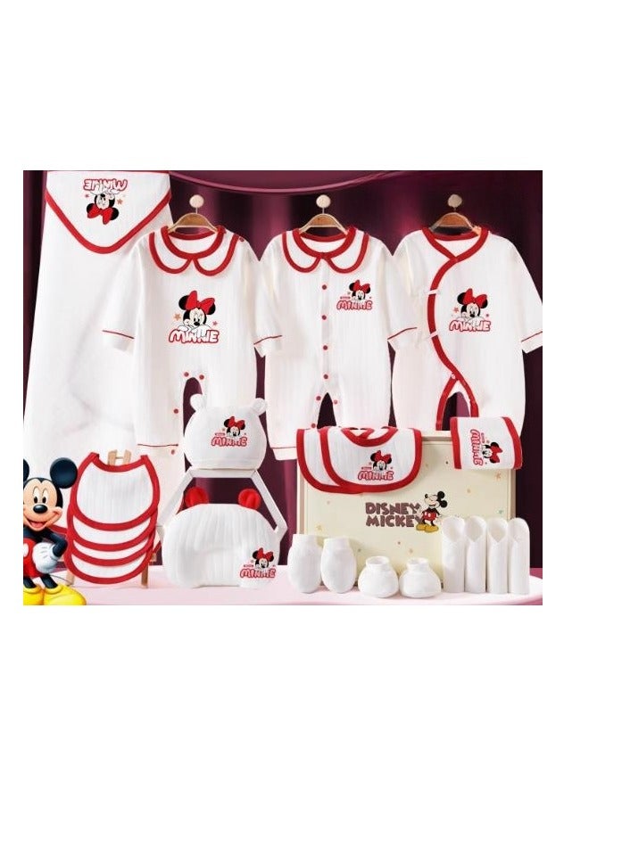 Disney 24 Piece Set - Newborn Baby Mickey Cartoon Clothes Gift Box Set - Image 5