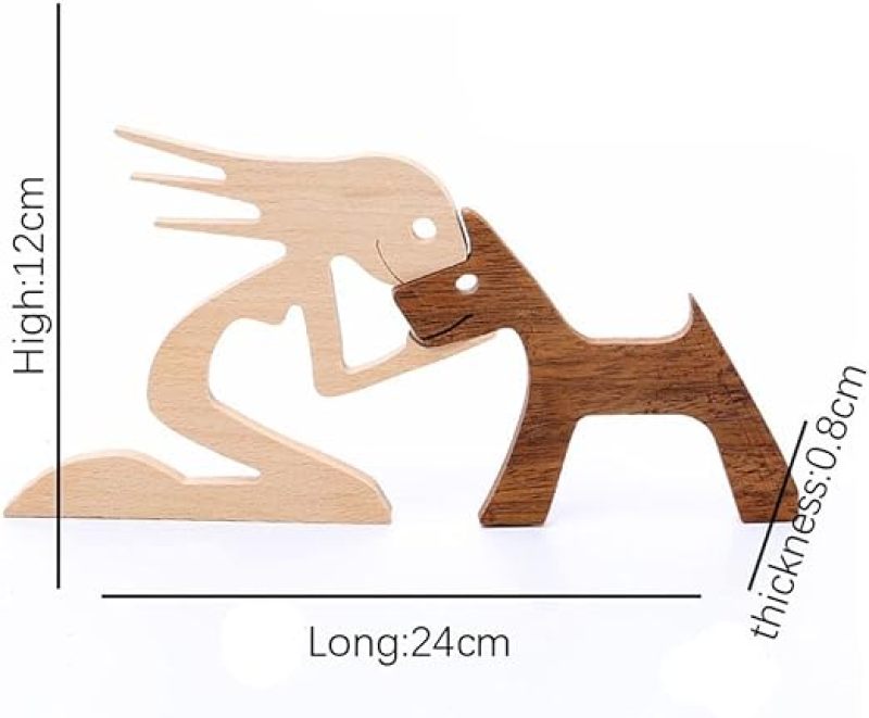 Wooden Pet Carvings: Handcrafted Zen Decor - Heartfelt Pet Tribute for Pet Lovers & Home Relaxation Spaces - Image 2