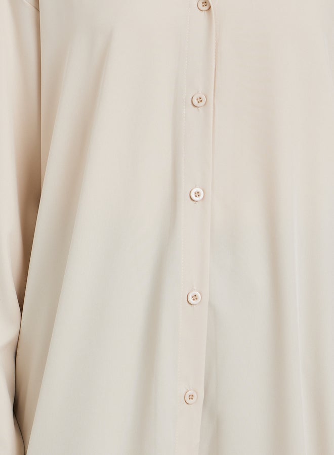 تايك تو كيمونو سادة بياقة وأزرار - Image 4