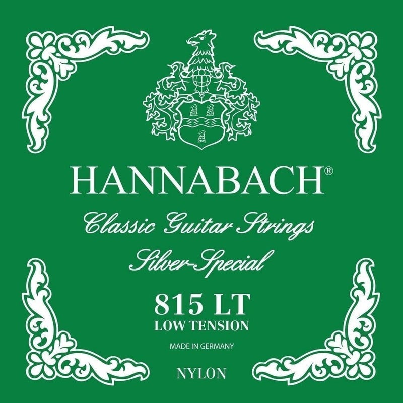 Hannabach 652517 Series 815 Silver Special Low Tension String Set for Classical Guitar - Image 1