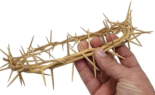 ZULUF 7.5" Crown of Thorns from Bethlehem Jerusalem – Authentic Holy Land Passion of Christ Gift Boxed Ornament HLG027 - Image 5