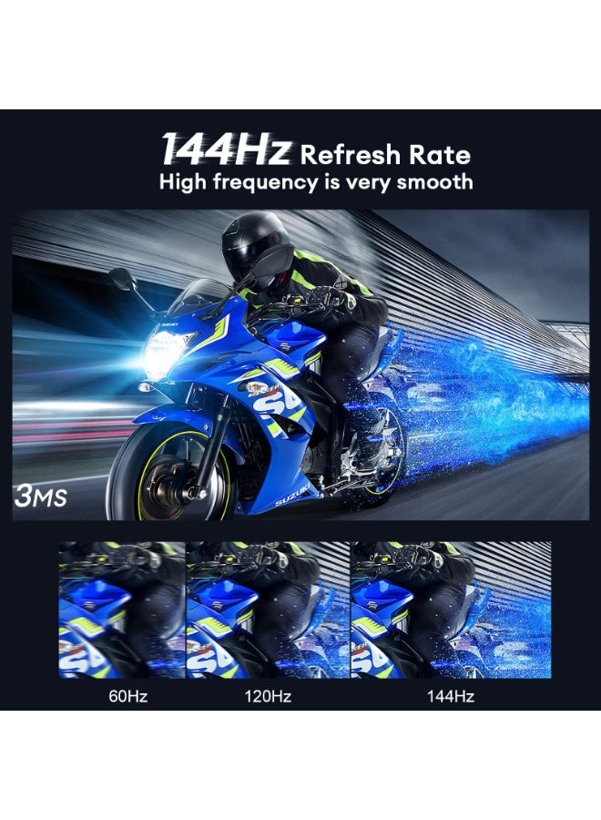 ZEUSLAP 16" 2.5K 144hz Portable Monitor 2560*1600 16:10 100%sRGB 500Cd/m² Travel Gaming Display for Laptop Switch ps4 ps5 Xbox - Image 2