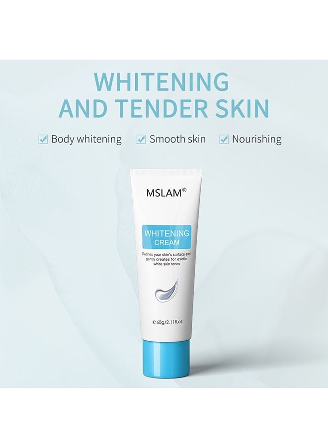 MSLAM Whitening Cream，Brightening Brightening Repair Whitening Cream 60g - Image 4