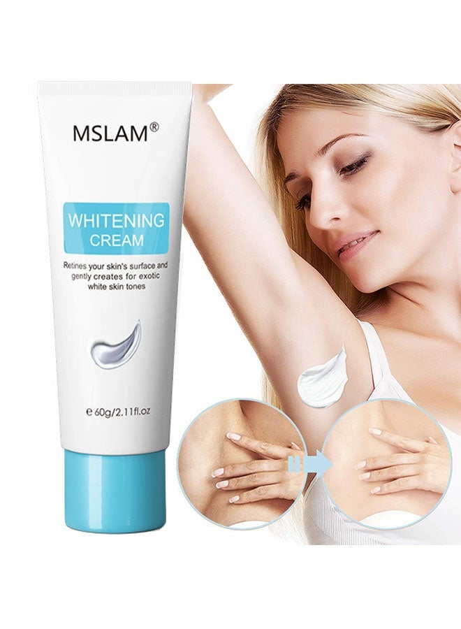 MSLAM Whitening Cream，Brightening Brightening Repair Whitening Cream 60g - Image 1