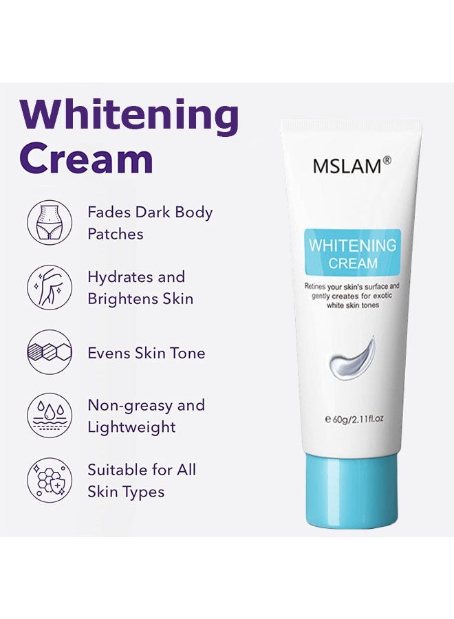 MSLAM Whitening Cream，Brightening Brightening Repair Whitening Cream 60g - Image 5