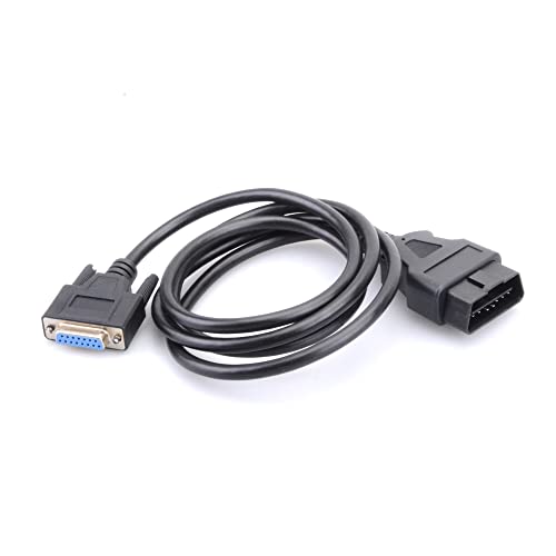 Luckmart 1.5M Main Replacement Test Data Cable for Launch Scanners Creader CRP129 X431 CRP123 VII+ VIII 8021 CR8021 OBD2 OBD-II Connector Cable Scan Tool - Image 2