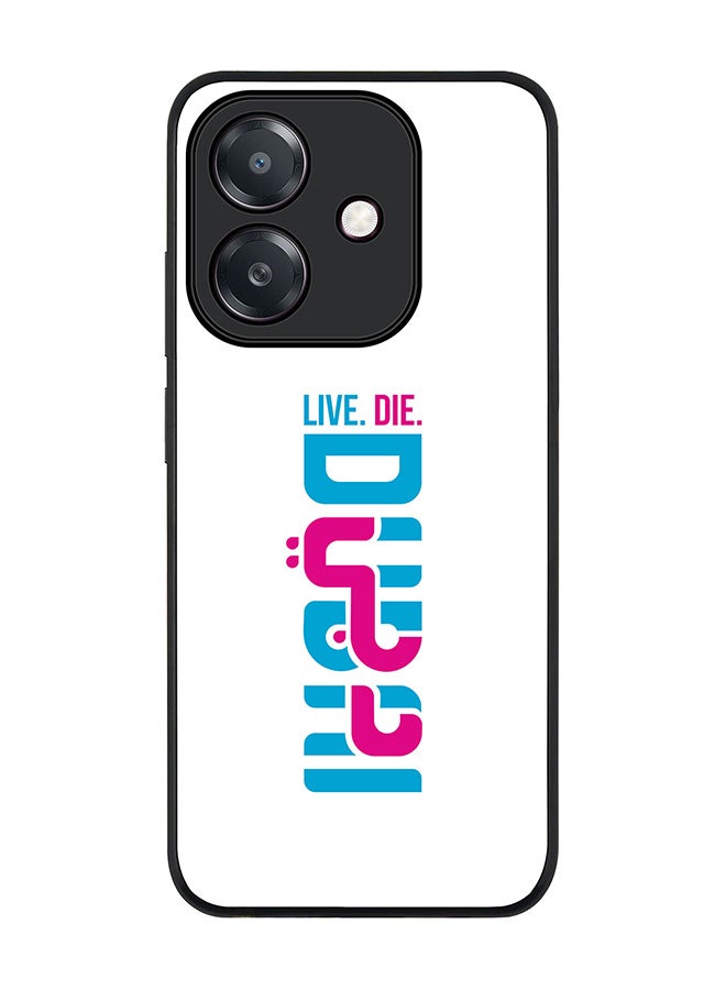 Stylizedd For Oppo A5i Case,Slim fit Camera Protection, Shockproof Thin Phone cover  - Live Die DUBAI