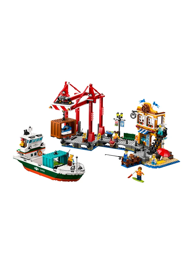 ليغو لعبة مرفأ الساحل مع سفينة الشحن 60422 من LEGO® City