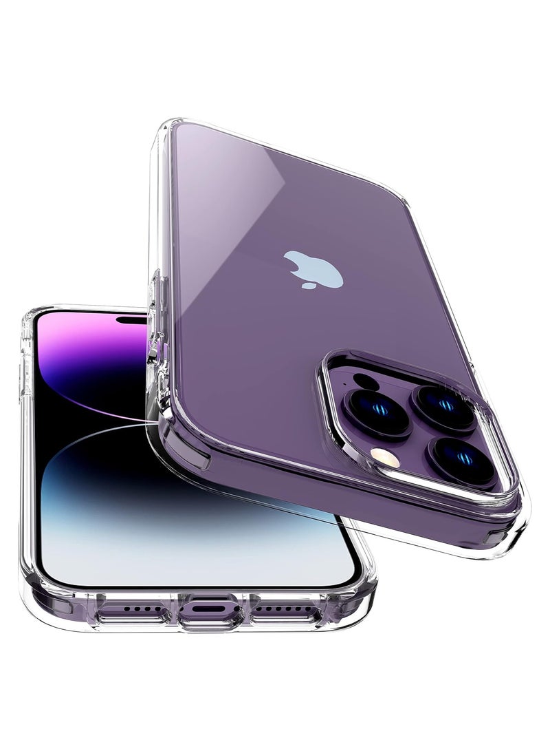 ELTRAZONE iPhone 14 Pro Max Case 6.7 inch, Anti-Yellowing Military Grade Drop Protection with Bumper Shockproof Protective Cover Slim Thin Phone Case iPhone 14 Pro Max - Image 1