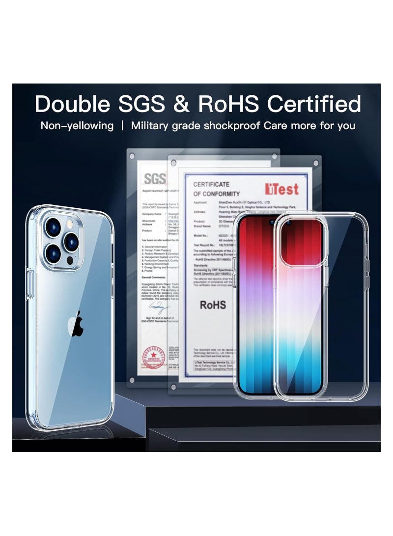 ELTRAZONE iPhone 14 Pro Max Case 6.7 inch, Anti-Yellowing Military Grade Drop Protection with Bumper Shockproof Protective Cover Slim Thin Phone Case iPhone 14 Pro Max - Image 4