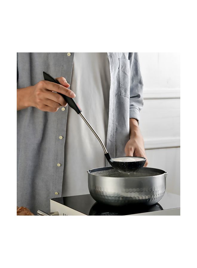 نيبمينينت عبوة تحتوي على ملعقة إسباتولا ومغرفة شوربة أسود/فضي 40x10x5سنتيمتر - Image 3