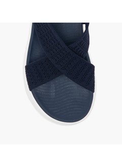 Kappa Women's Textured Slip-On Criss Cross Sandals  - Image 3