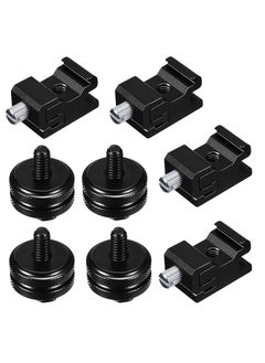 Generic 8 Pieces 14 Inch Hot Shoe Mount Adapter Camera Mount Tripod Screw and Cold Shoe Flash Stand Adapter for DSLR Camera Rig  - Image 1