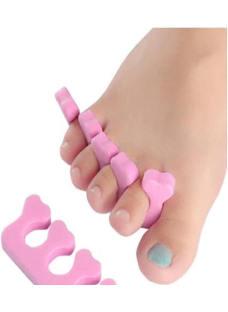 LA PERLA TECH  200pcs / 100 Pairs Toe Separators Finger Foot Sponge Soft Gel UV Tools Salon Polish Manicure Pedicure Care Nail Art Tool - Image 2