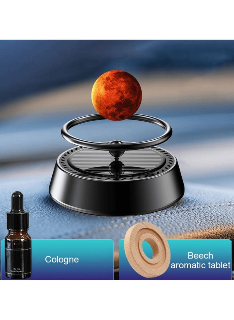 SYOSI Car Air Freshener, Car Aromatherapy Diffuser Solar Rotating Car Air Freshener Diffuser Car Interior Decor Natural Long-lasting Fragrance Aromatherapy - Image 5