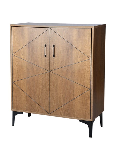 Brown multi-use wardrobe