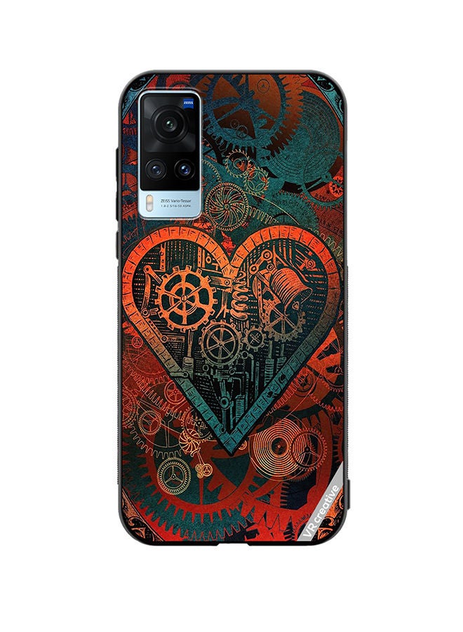 VR CREATIVE Protective Case Cover For Vivo X60 Abstract Design Multicolour - Image 1