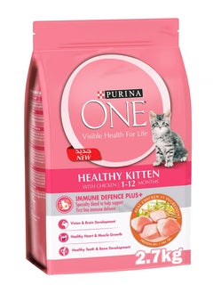 PURINA One Heathy Kitten with Chicken Cat Food 2.7kg  - Image 1