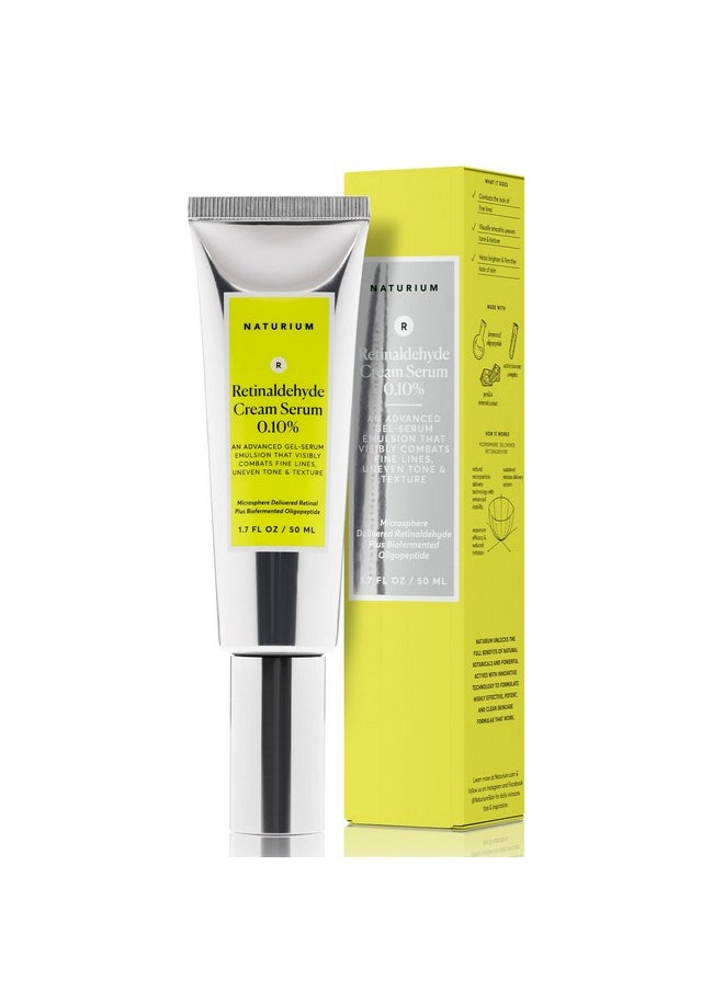 NATURIUM - Naturium Retinaldehyde Cream Serum 0.10%, Advanced Anti-Aging & Smoothing Potent Face & Skin Care, 1.7 oz - Image 1
