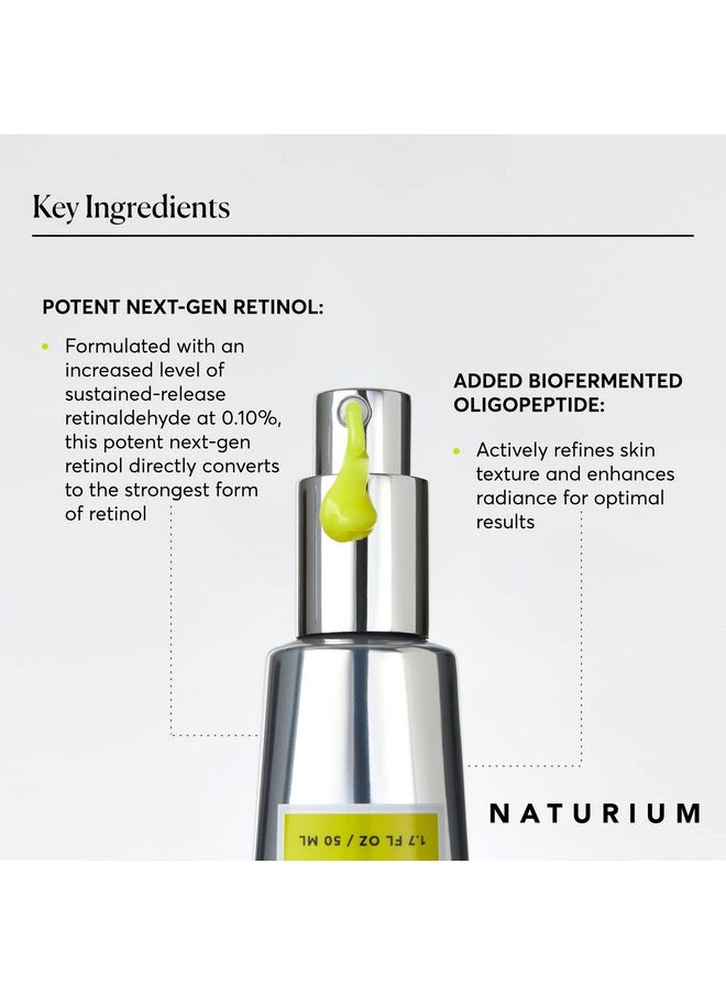 NATURIUM - Naturium Retinaldehyde Cream Serum 0.10%, Advanced Anti-Aging & Smoothing Potent Face & Skin Care, 1.7 oz - Image 1